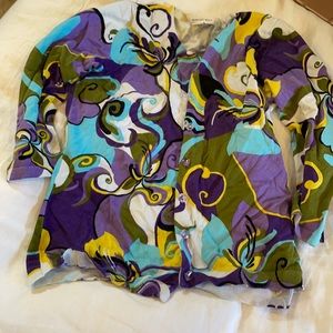 Multicolored August Silk sweater